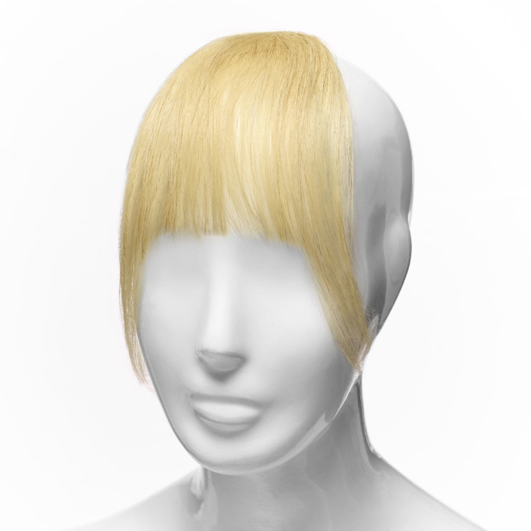 blonde hair full fringe