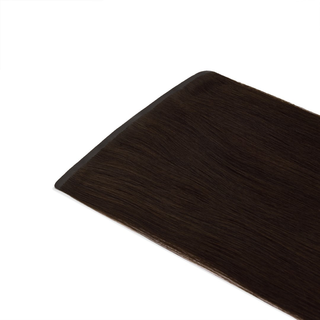 dark brown full head clip-in extensions